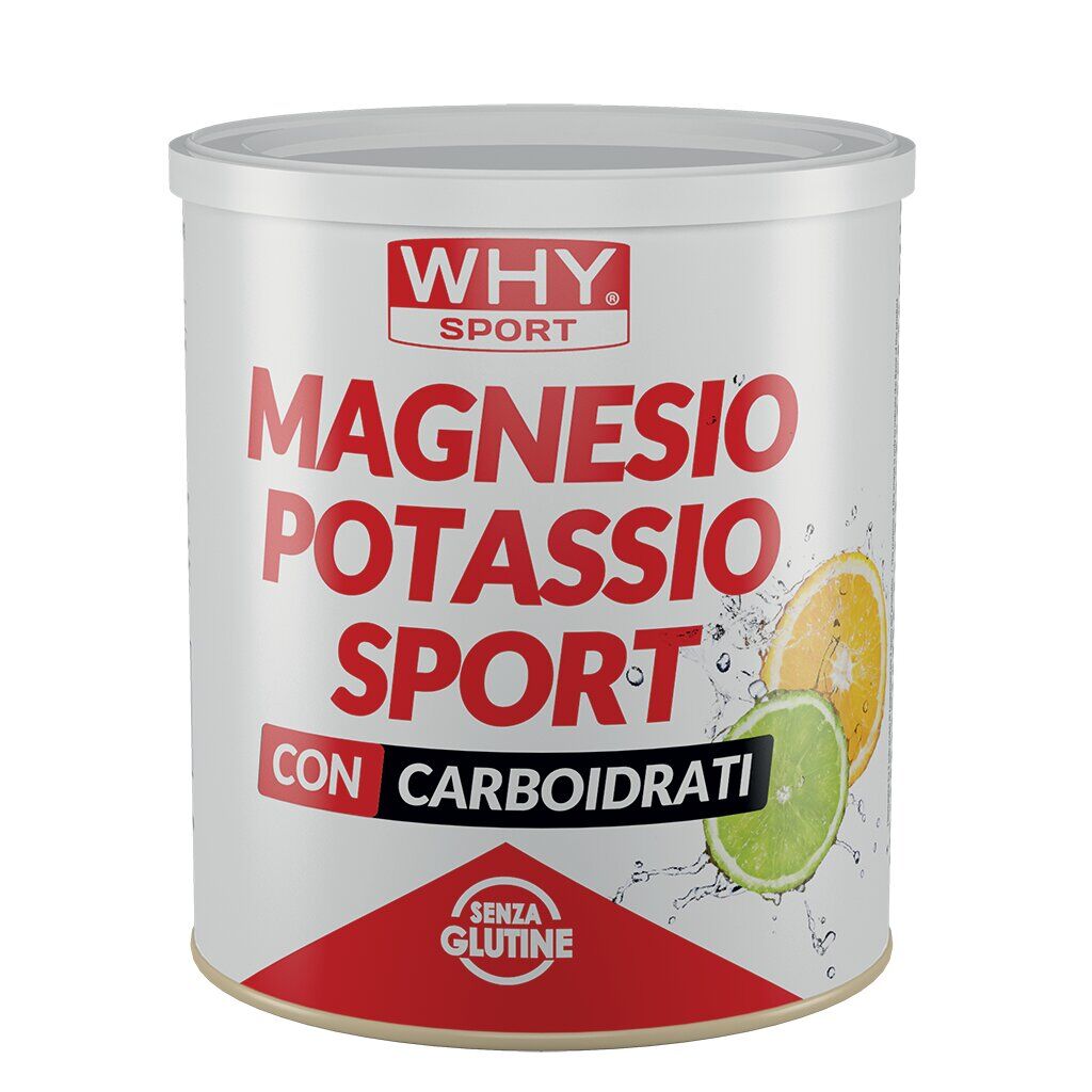 Why Sport Magnesio Potassio Sport con Carboidrati 300g